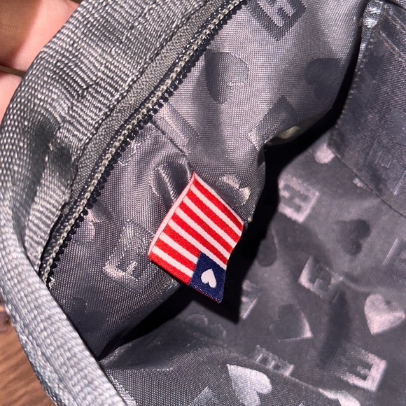 Harvey’s Blue Seatbelt crossbody purse- navy silver made in USA - Picture 10 of 14